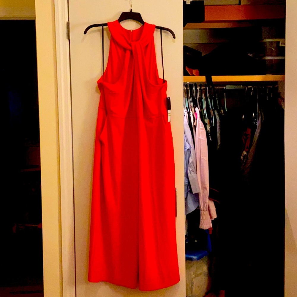 NWT Rachel Roy red/coralline crop jumpsuit sz18w